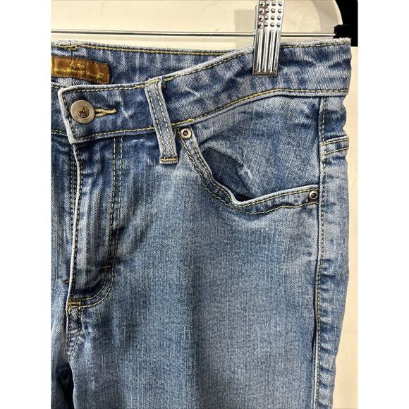 Wrangler Aura Jeans Women's 6R Denim Straight Cut Regular Rise Stretch‎ 32x31 - Picture 3 of 12